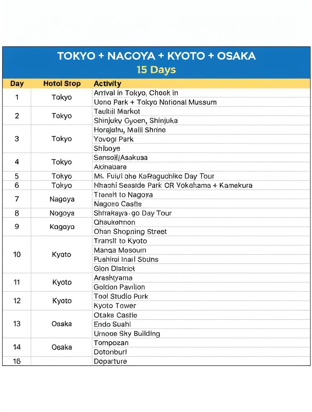 Japan travel itinerary 1 month – a complete guide