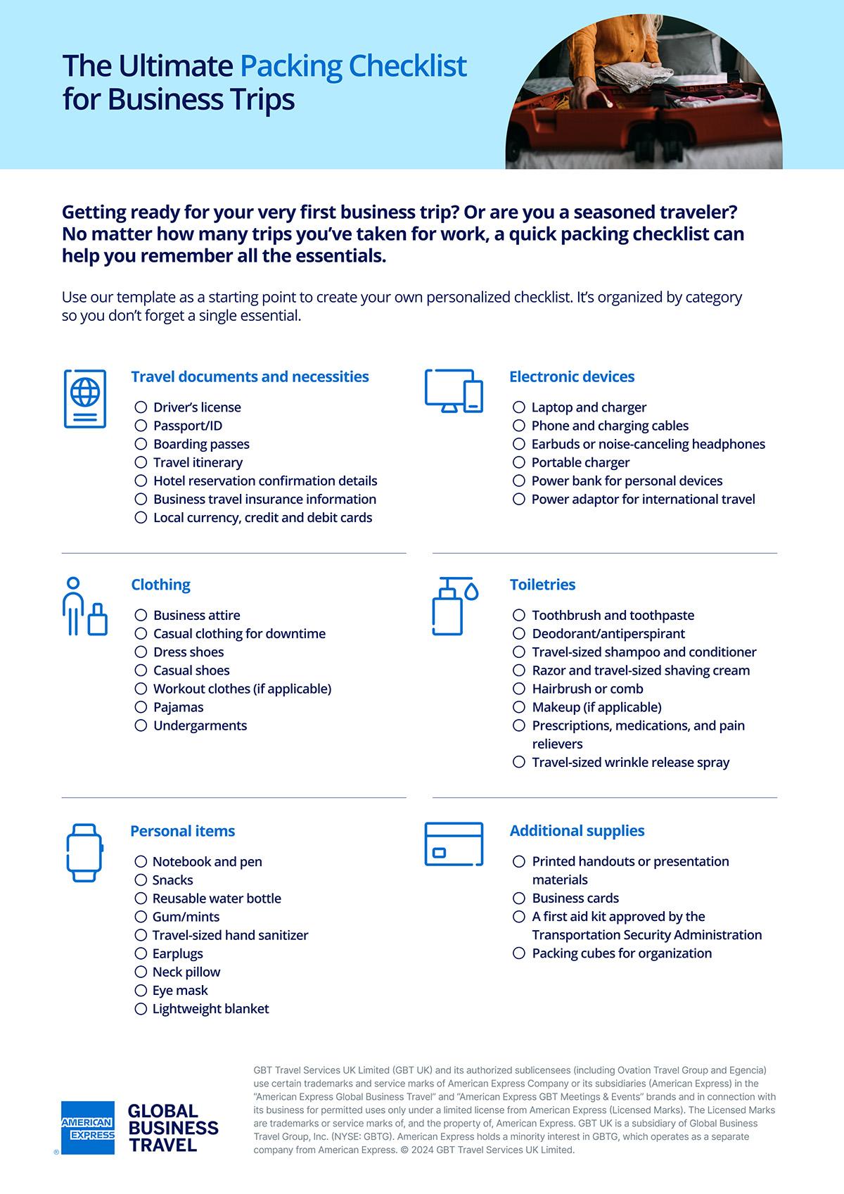 Understanding your American Express business travel itinerary guide